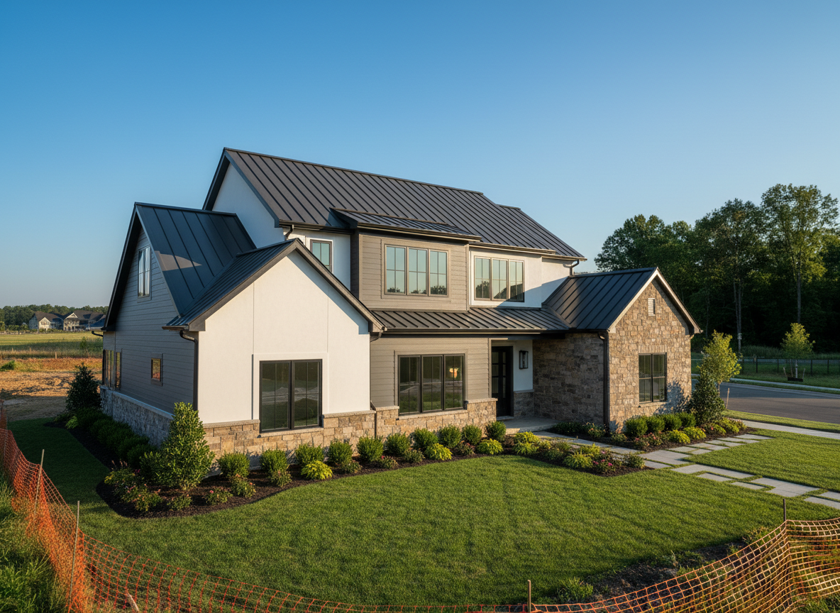 Finished Modern Custom Home